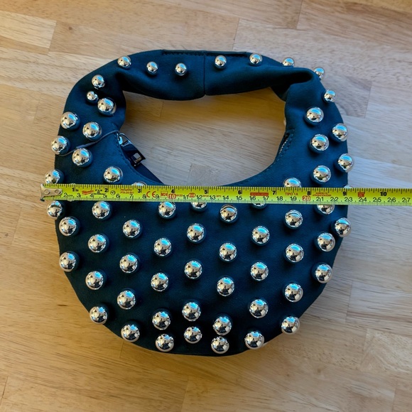 NWT Vince Camuto Aleck Studded Shoulder Bag in Malachite - Picture 10 of 10